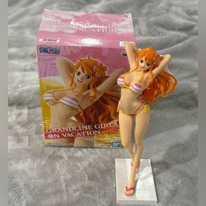 One Piece Nami Version A Grandline Girls On Vacation Figure, new in box